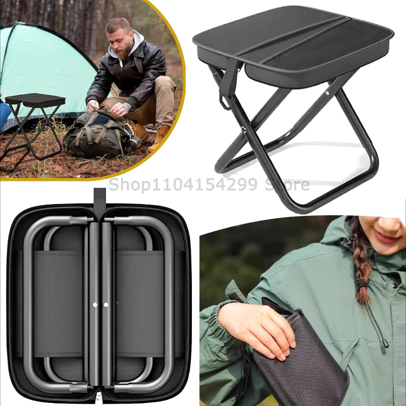 Outdoor Camping Activities For Adults - Taburete plegable portátil para adultos, asiento