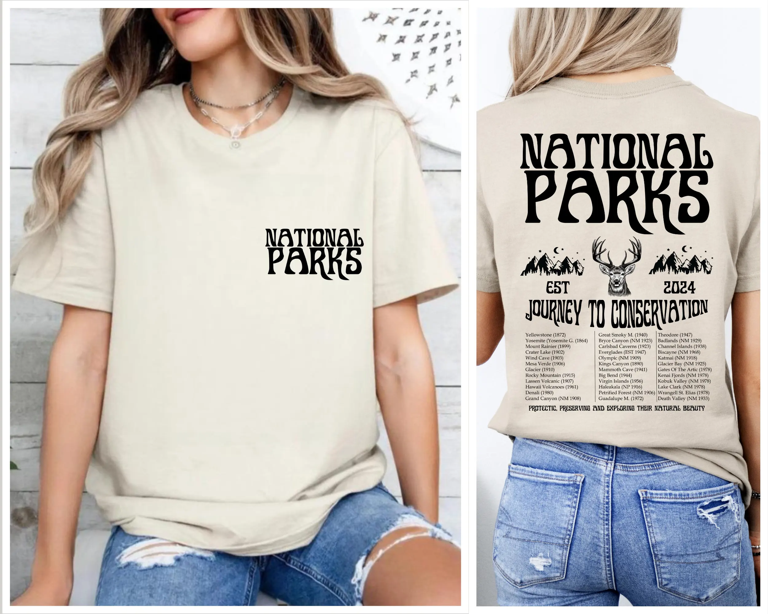 Outdoor Camping Yosemite - Camiseta de los Parques Nacionales de
