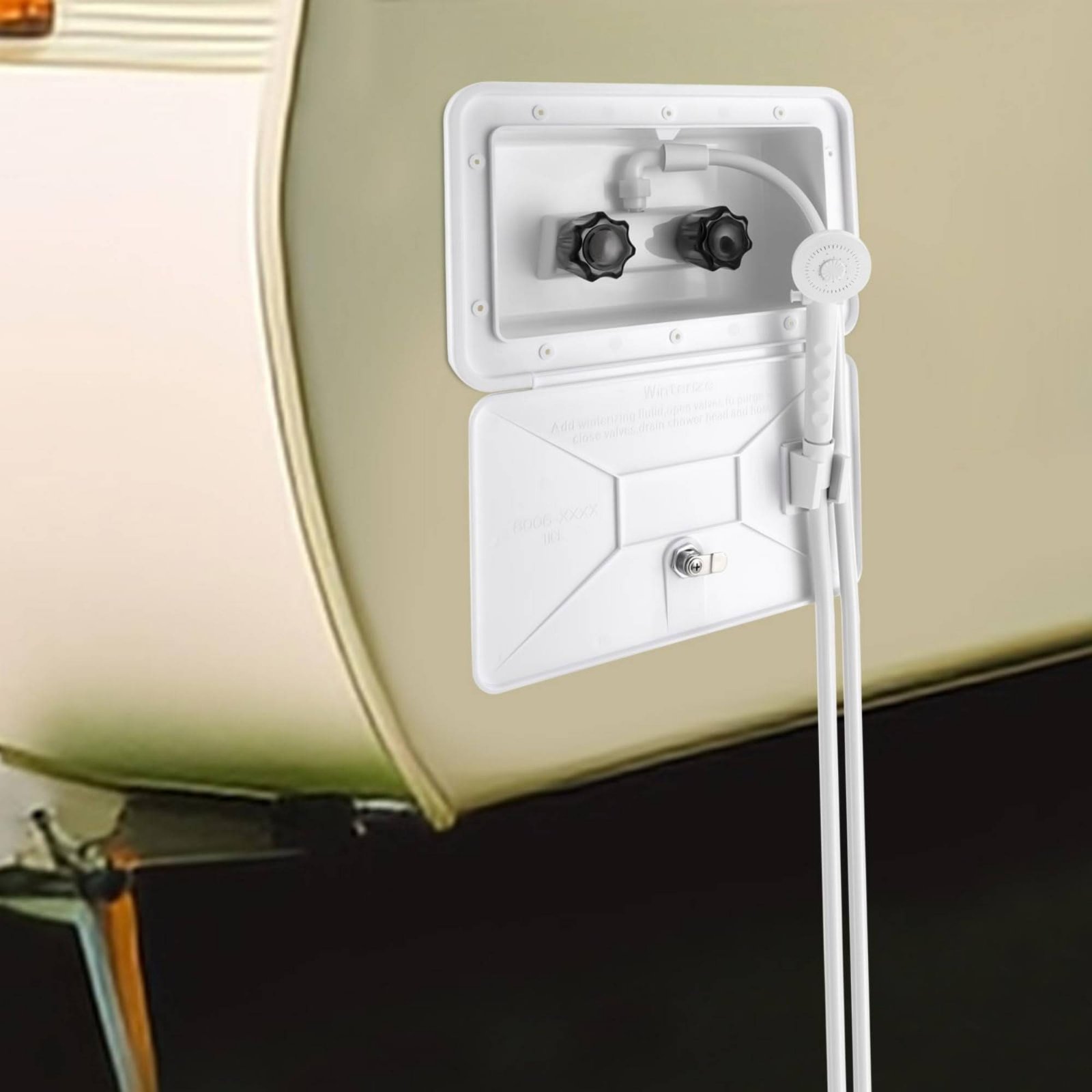 Outdoor Camping Shower - Caja de Ducha Exterior para RV,