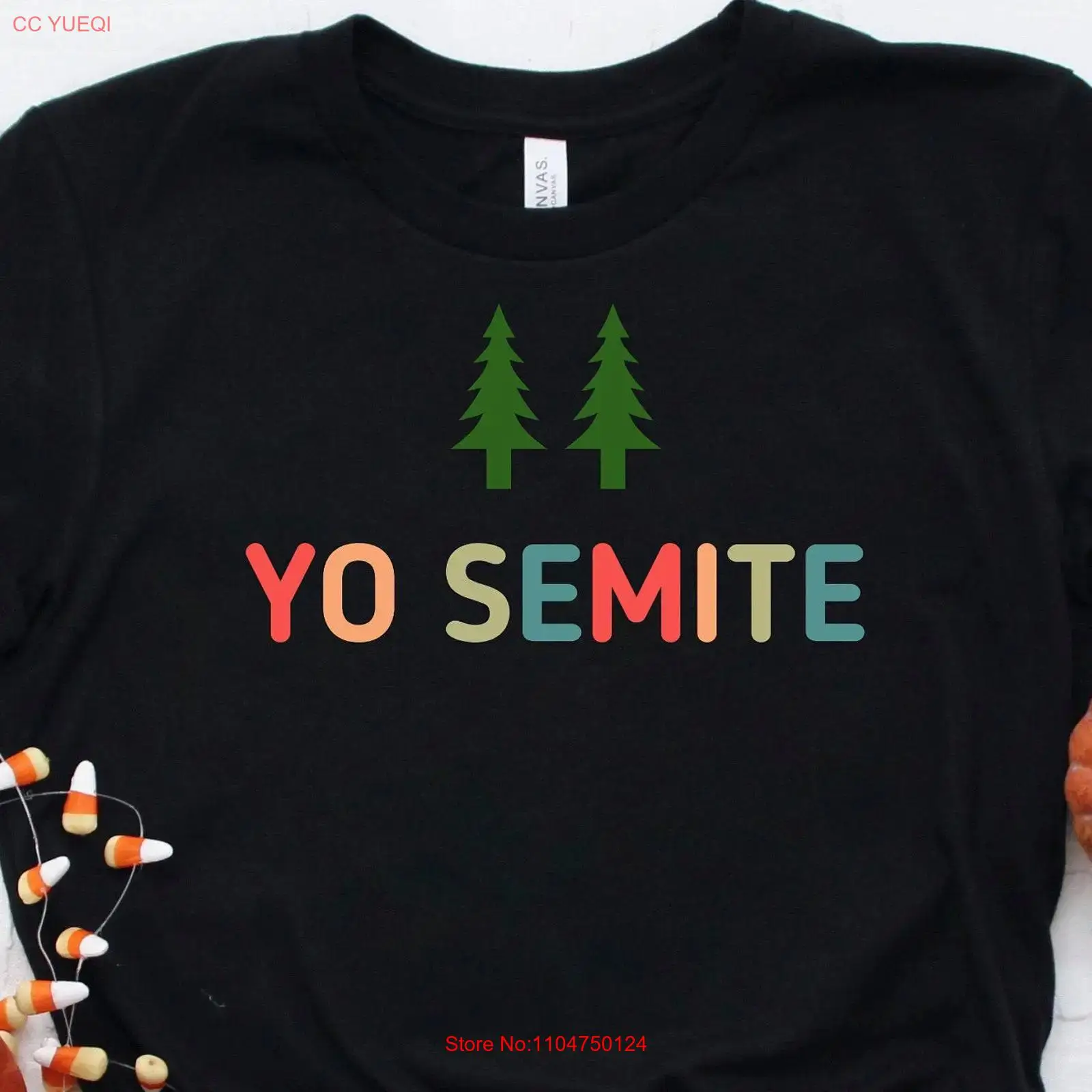 Outdoor Camping Yosemite - Camiseta Yo Semite, estilo vintage, para