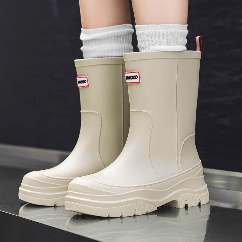 Outdoor Camping On Youtube - Botas de lluvia de caña alta