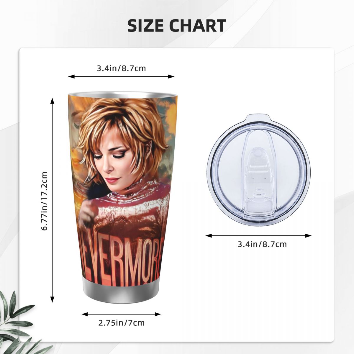 Mylene Farmer Nevermore - Taza - Vacuum Insulated Flask reseña y precio