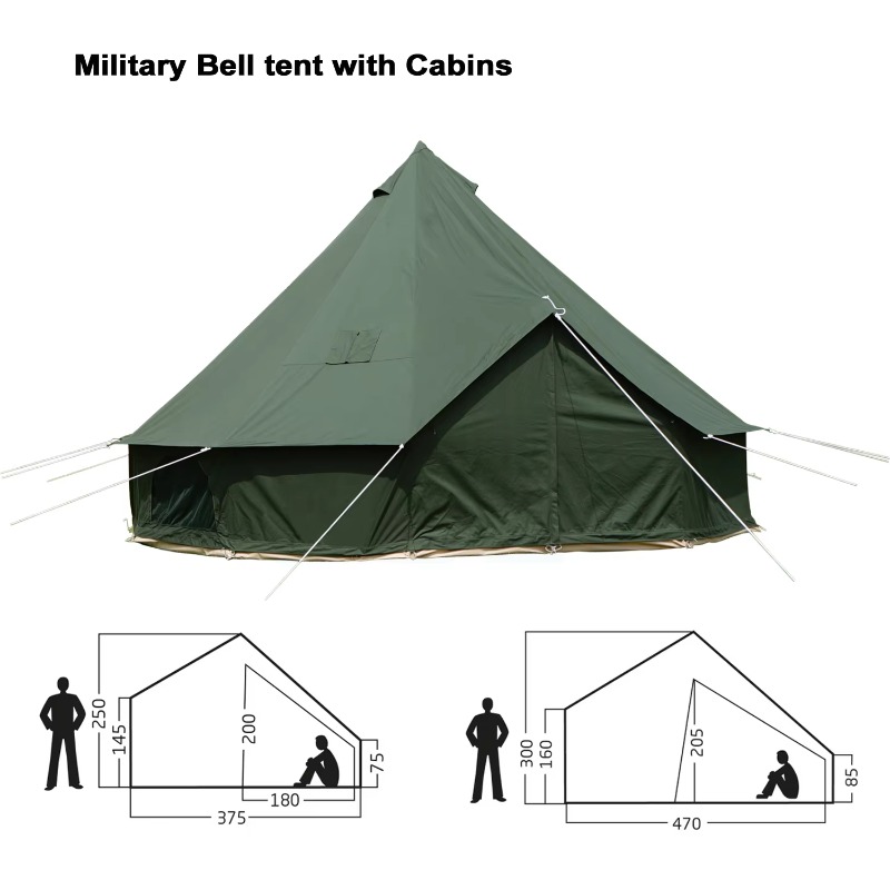 Tienda de campaña tipo campana - Outdoor Yurt Camping reseña y precio