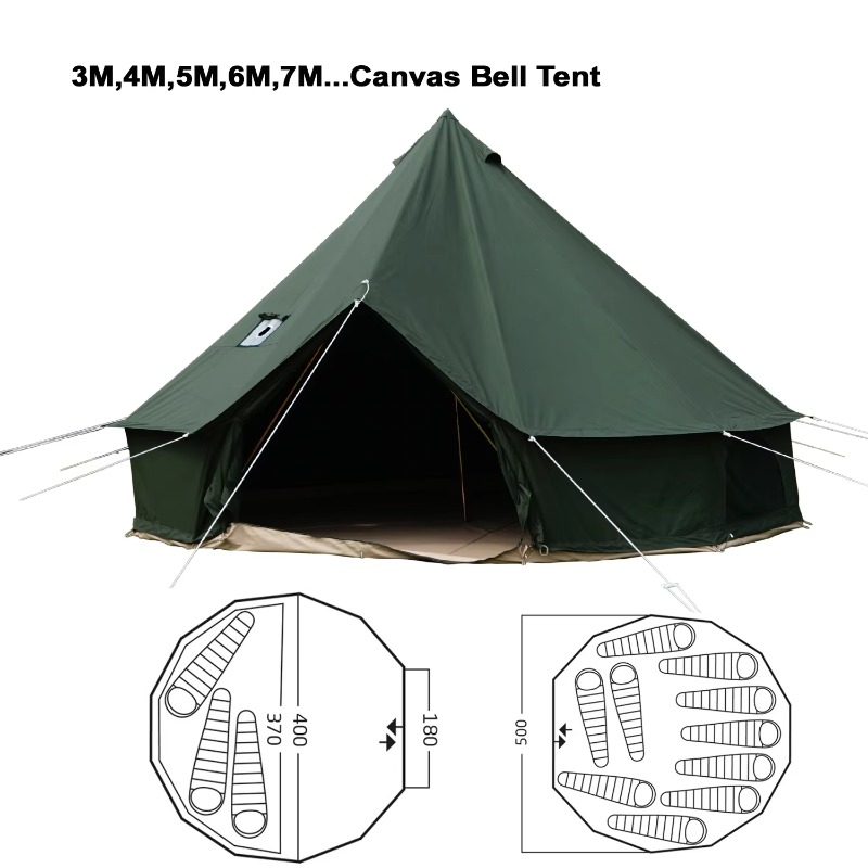 Tienda de campaña tipo campana - Outdoor Yurt Camping reseña y precio