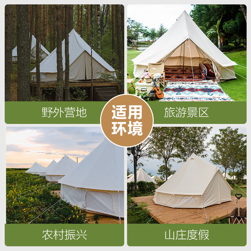 Tienda de campaña india para e - Outdoor Yurt Camping reseña y precio