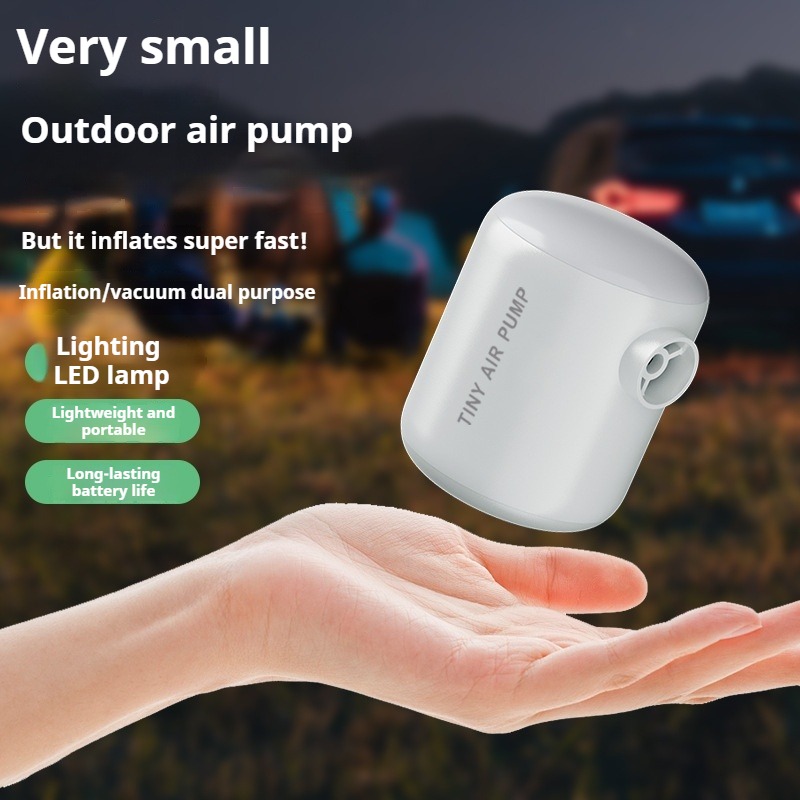Mini bomba de aire, inflador e - Outdoor Camping Cot reseña y precio
