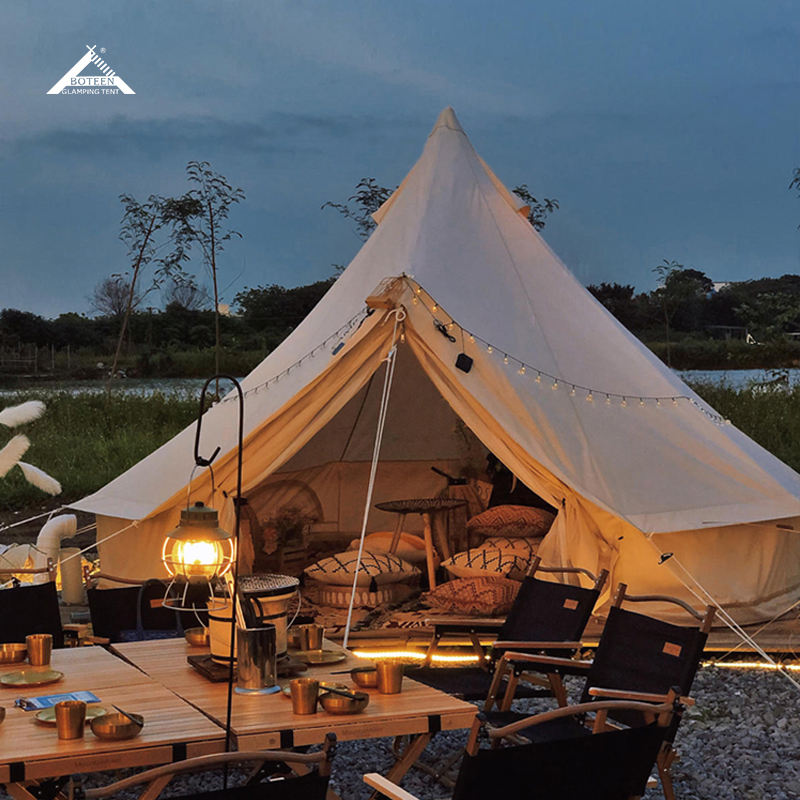 Carpa de lona tipo yurta para  - Outdoor Yurt Camping reseña y precio