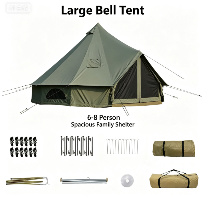 Carpa Piramidal de Tela Oxford - Outdoor Yurt Camping reseña y precio