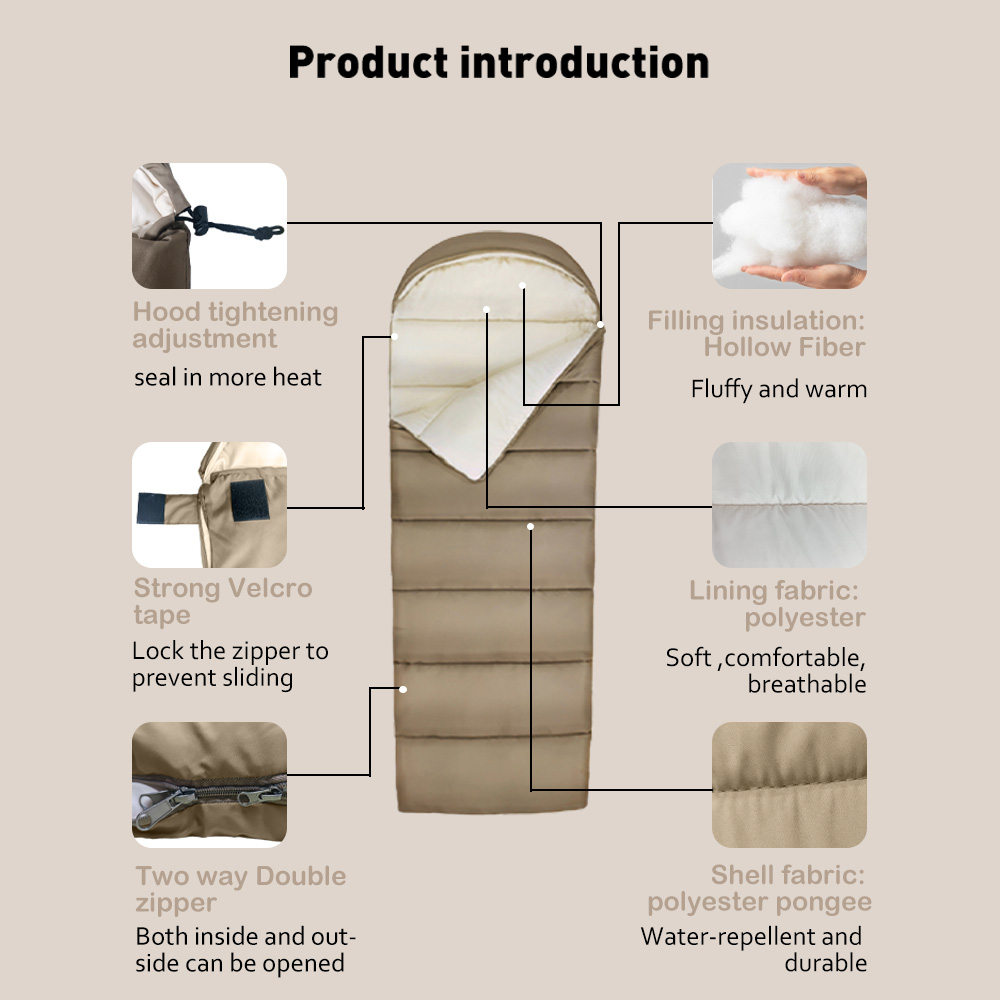Saco de Dormir Impermeable y L - Outdoor Camping Activities For Adults reseña y precio