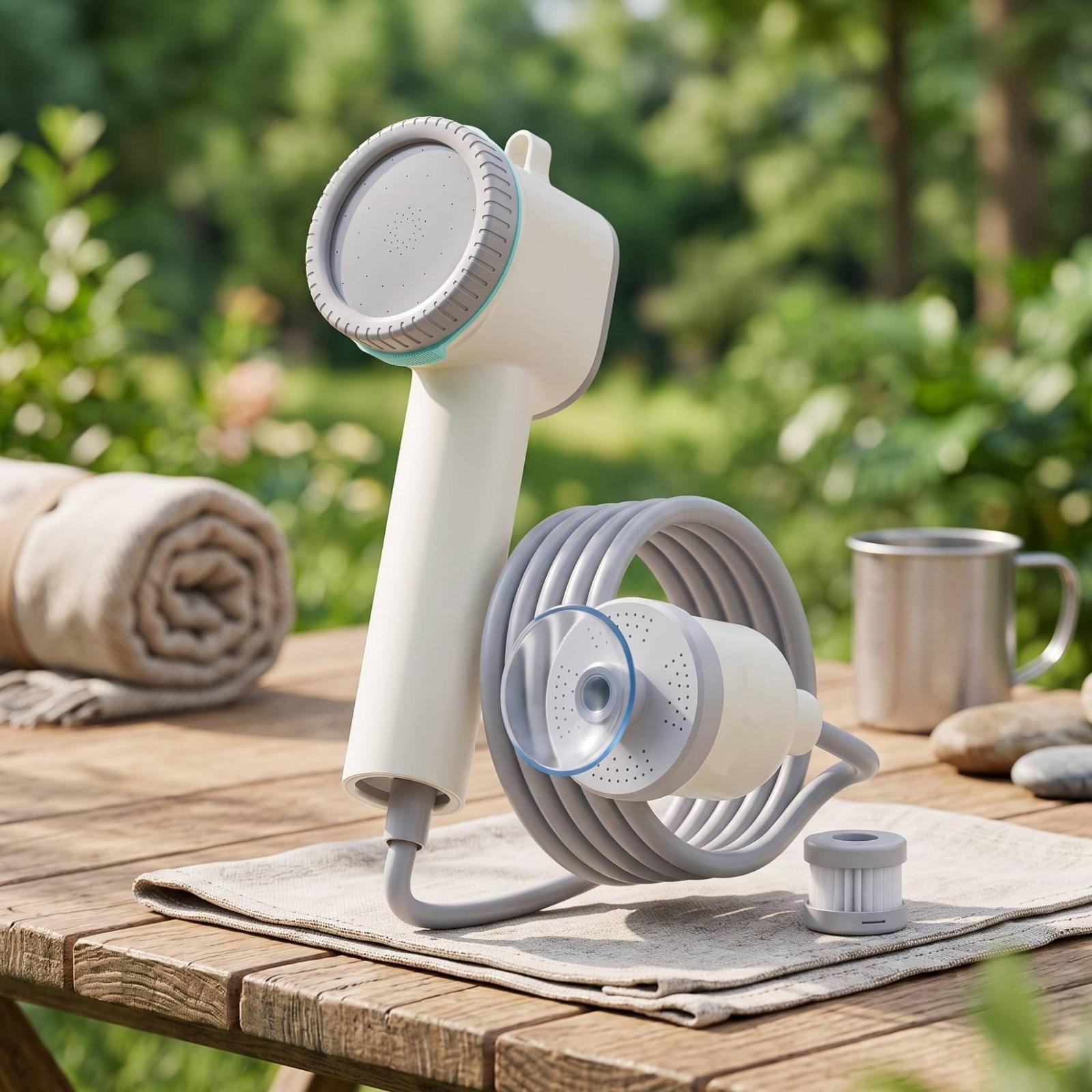 Kit de Ducha Eléctrica Portáti - Outdoor Camping Shower reseña y precio