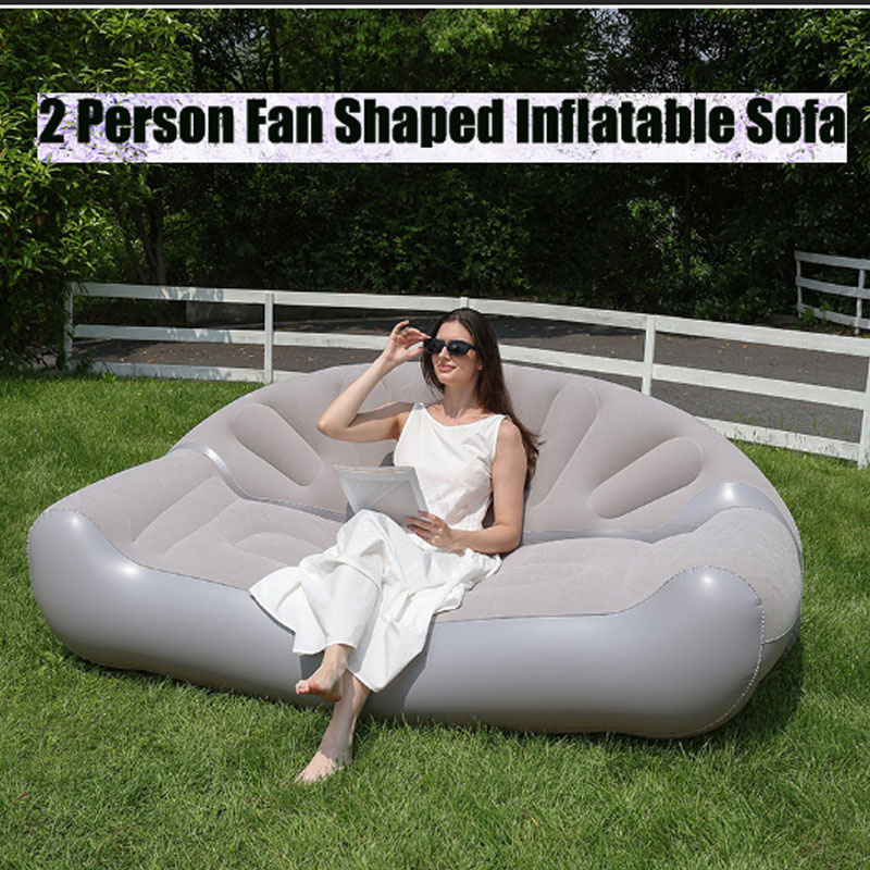 Sofá inflable en forma de aban - Outdoor Camping Couch reseña y precio