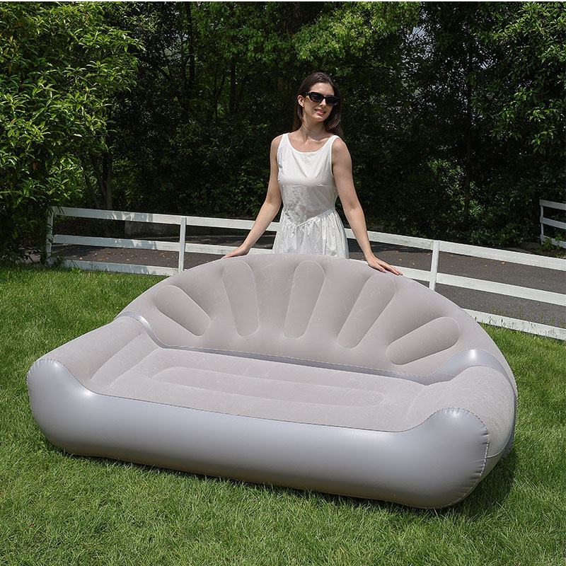 Sofá inflable en forma de aban - Outdoor Camping Couch reseña y precio