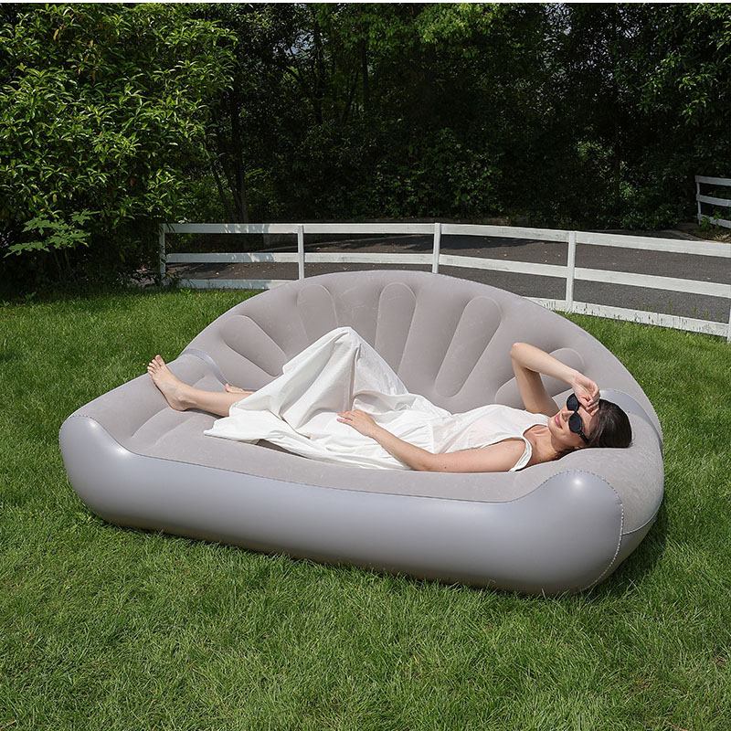 Sofá inflable en forma de aban - Outdoor Camping Couch reseña y precio