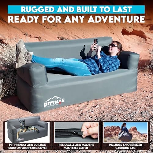 Pittman - Sofá Inflable con Bo - Outdoor Camping Couch reseña y precio