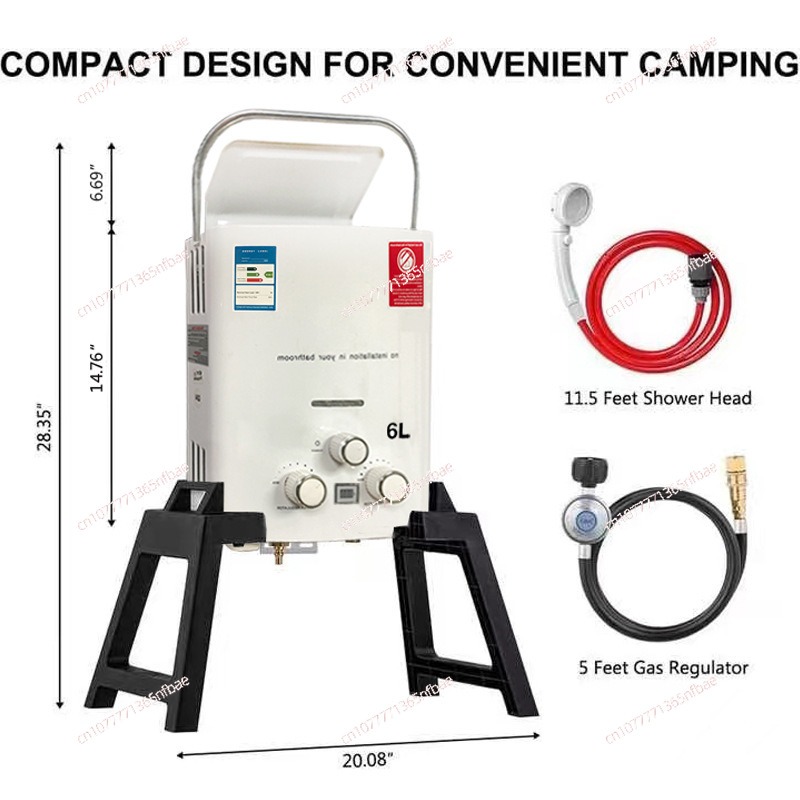 Calentador de agua portátil pa - Outdoor Camping Gas Heater reseña y precio