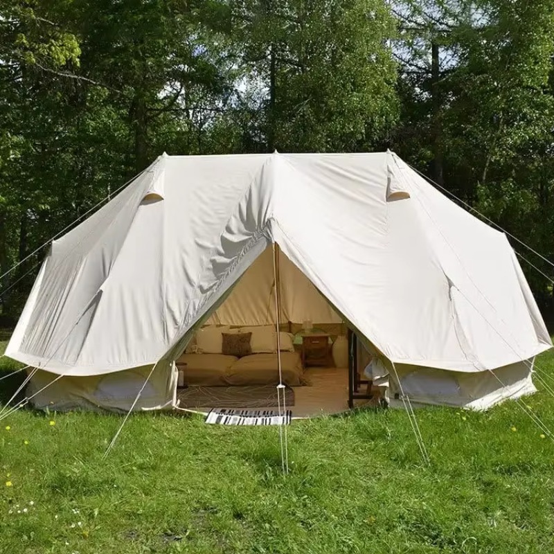 Tienda de Campaña de Lona de A - Outdoor Yurt Camping reseña y precio