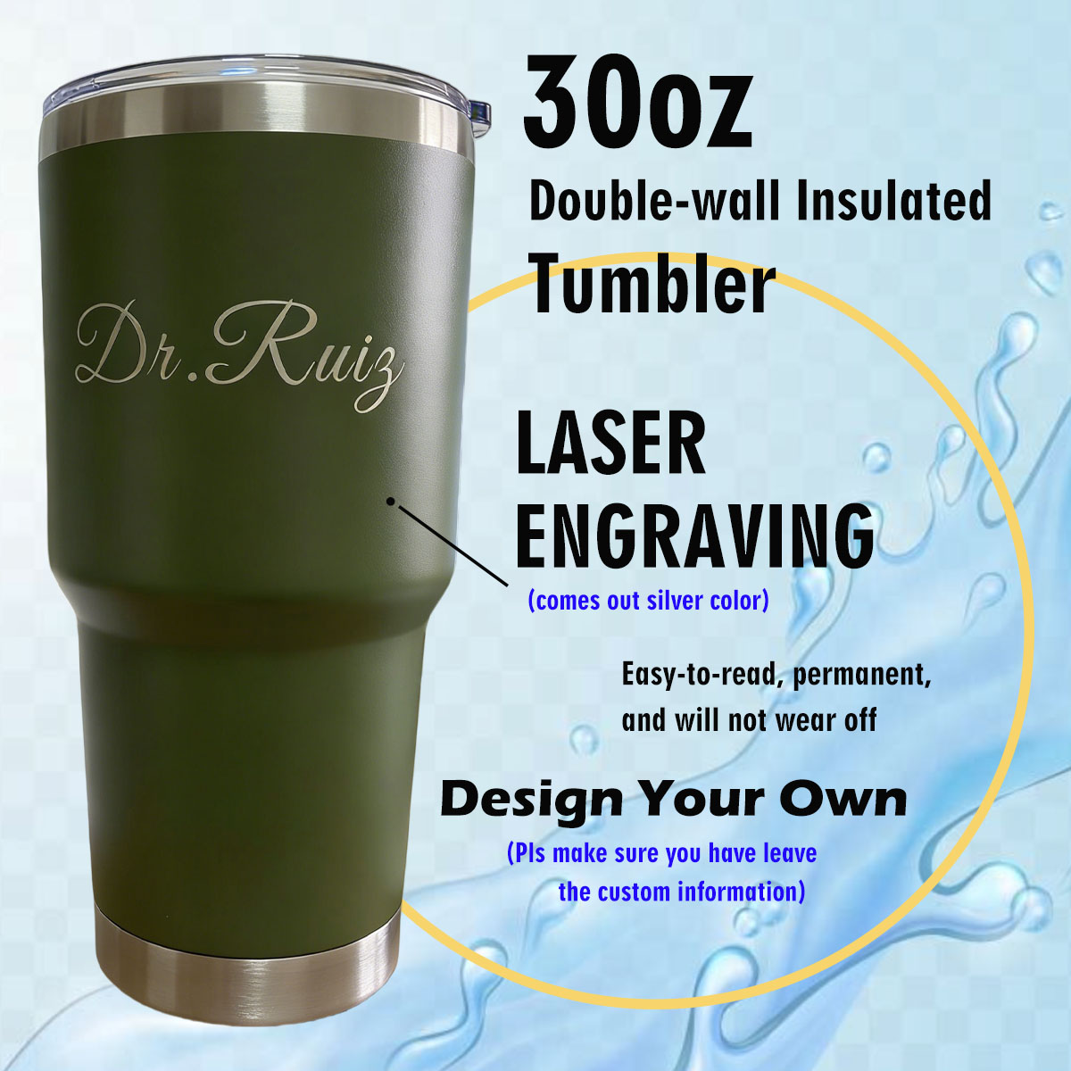Vaso Personalizado de Acero In - Vacuum Insulated Flask reseña y precio