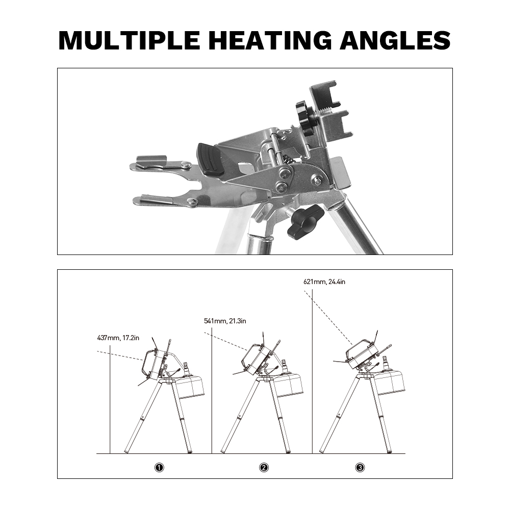 Soporte para estufa de Gas de  - Outdoor Camping Gas Heater reseña y precio
