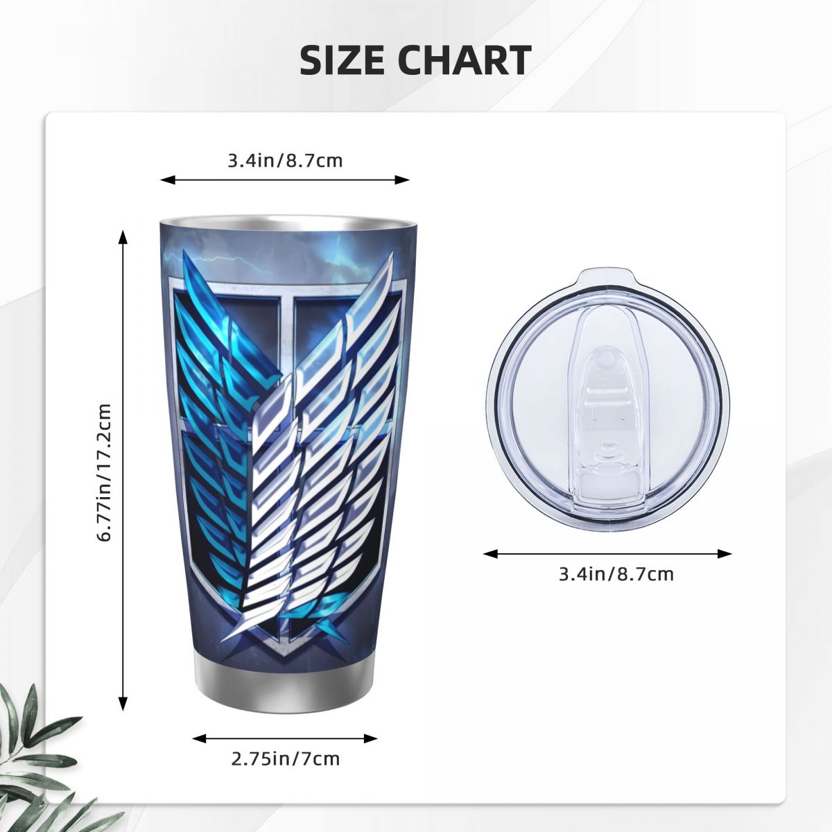 Attack On Titan - Taza Térmica - Vacuum Insulated Flask reseña y precio