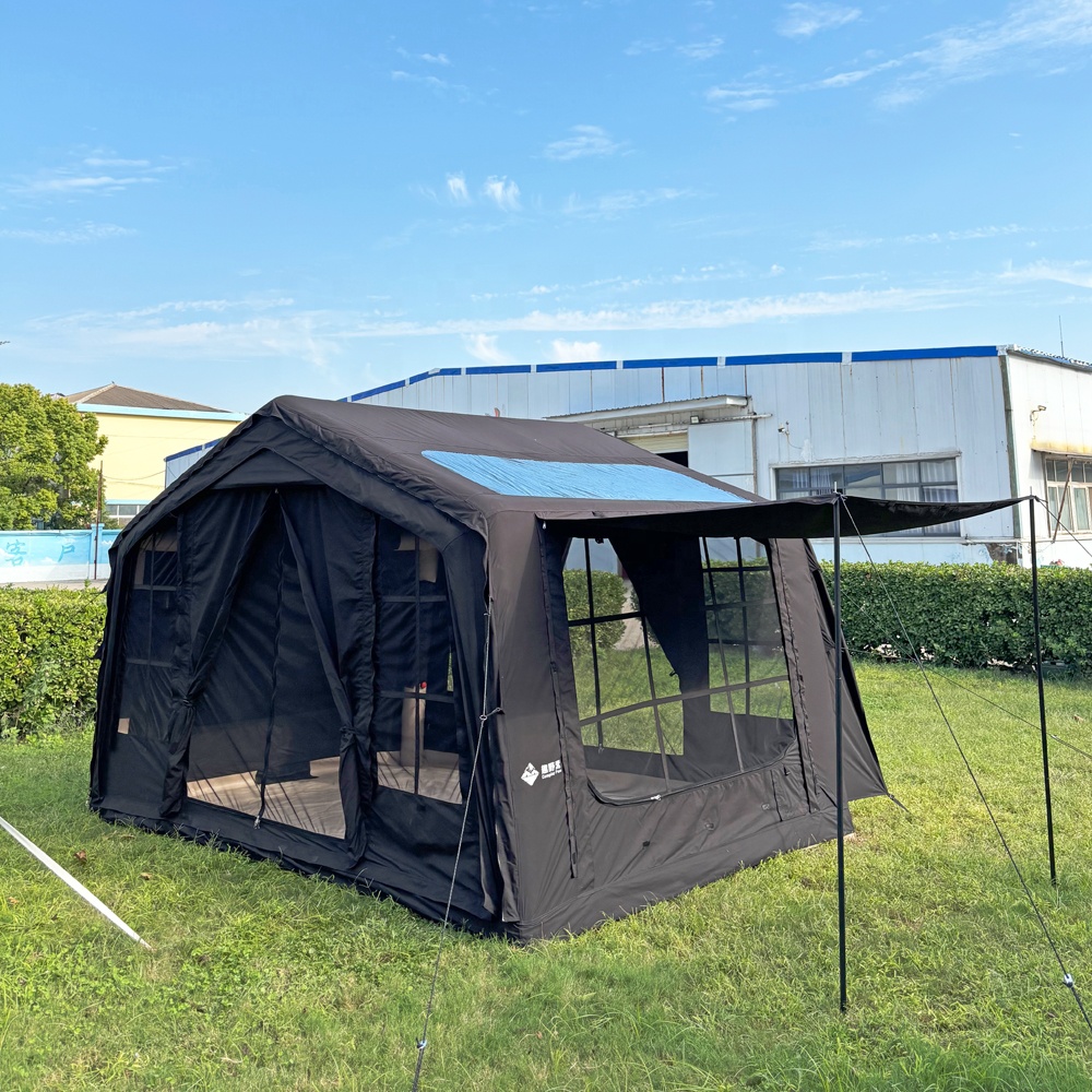 Tienda inflable automática neg - Outdoor Camping On Youtube reseña y precio