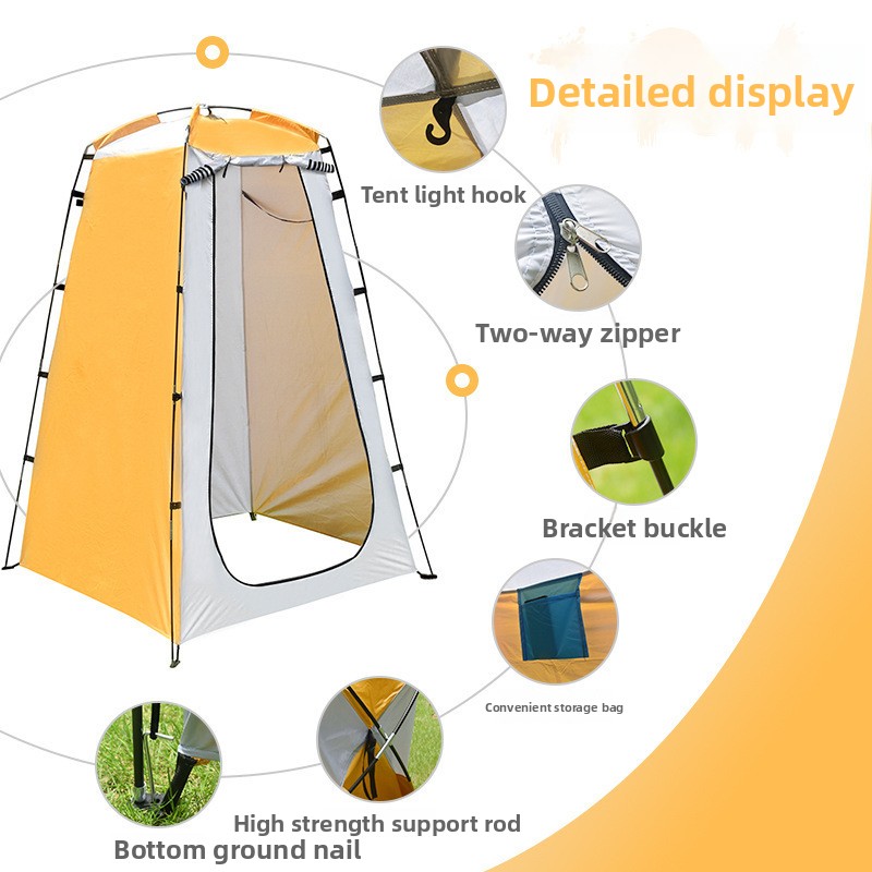 Tienda de privacidad desplegab - Outdoor Camping Toilet reseña y precio