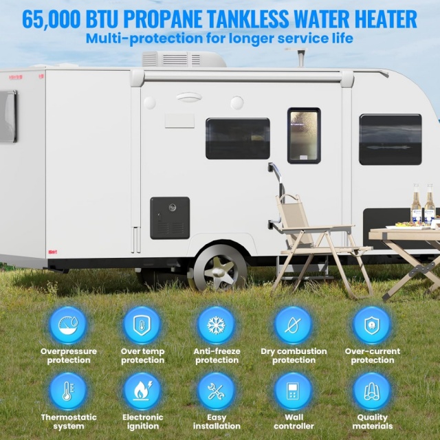 Calentador de Agua Instantáneo - Outdoor Camping Shower reseña y precio