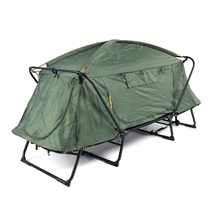 Cama de camping plegable grand - Outdoor Camping Cot reseña y precio
