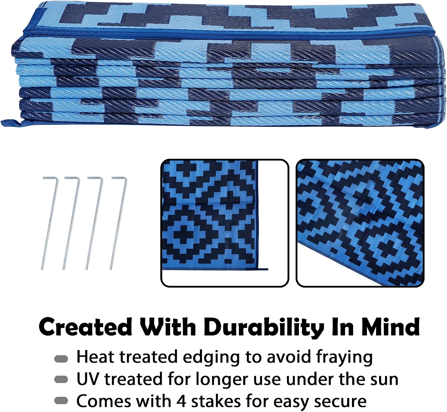 Alfombra Impermeable para Exte - Outdoor Camping Rugs 9X18 reseña y precio