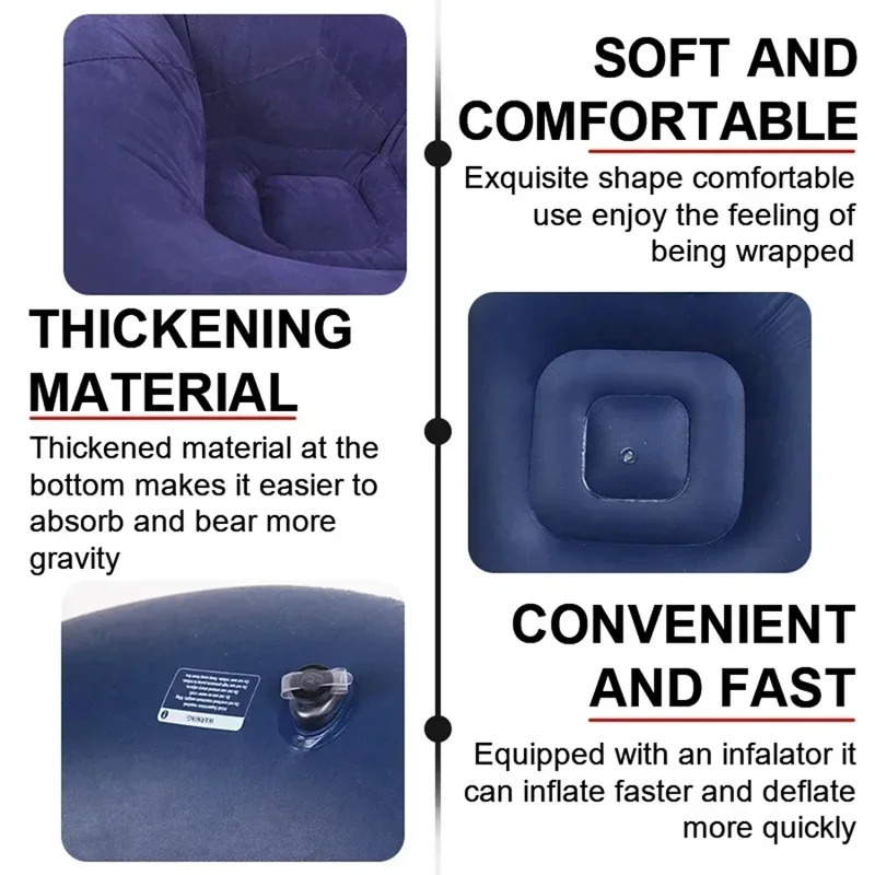 Sofás inflables grandes y cómo - Outdoor Camping Couch reseña y precio