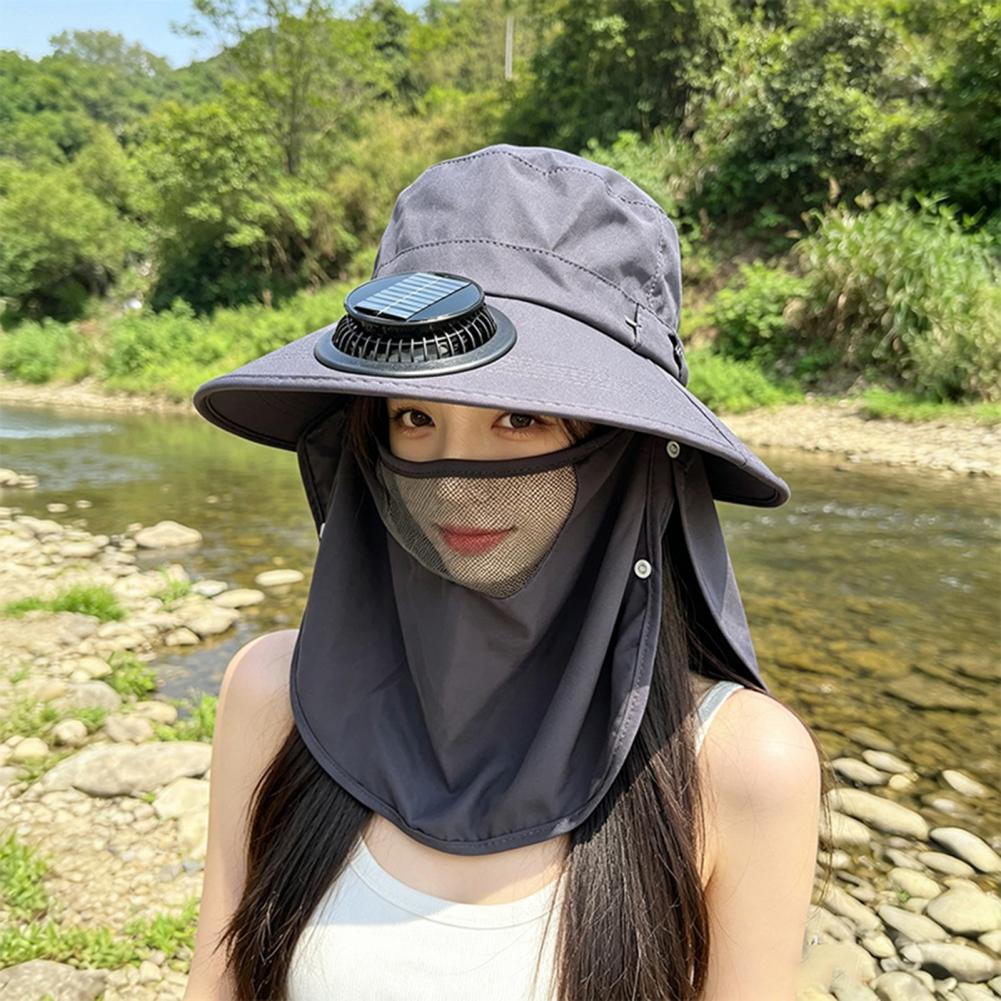 Sombrero Solar con Ventilador  - Outdoor Camping Activities For Adults reseña y precio