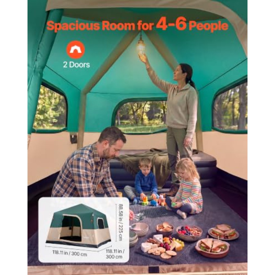 Carpa de camping para familias - Outdoor Camping On Youtube reseña y precio