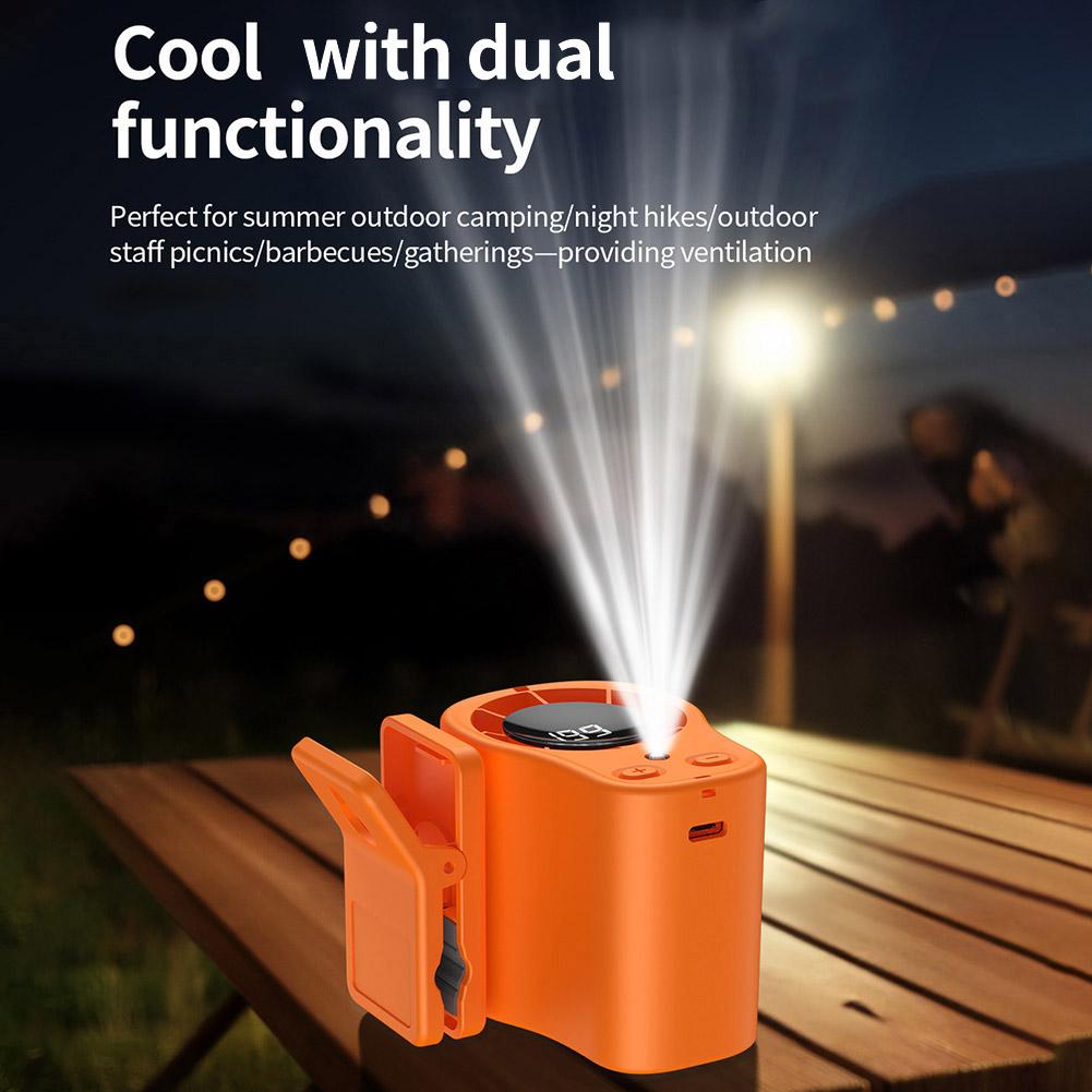 Mini ventilador de cintura man - Outdoor Camping Air Conditioner reseña y precio