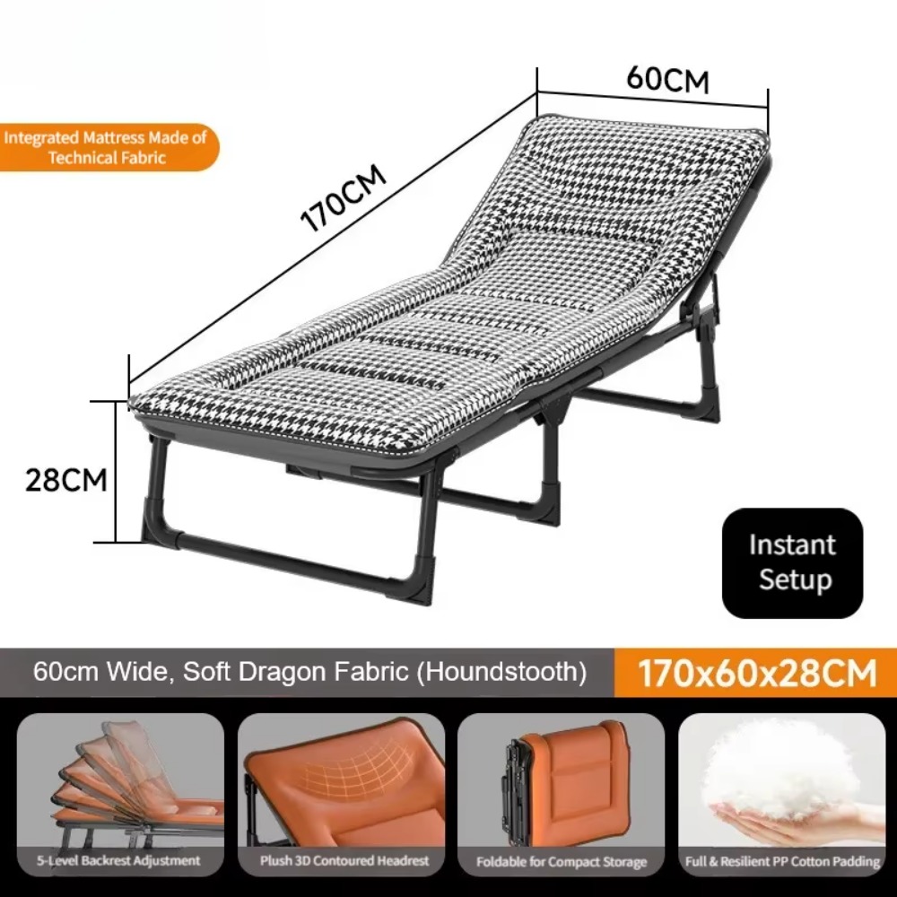 Cama Plegable de Metal de Dise - Outdoor Camping Cot reseña y precio