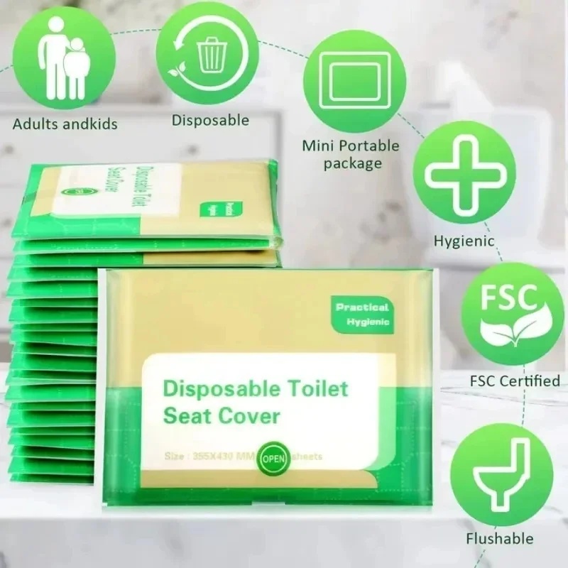 10-100 Unidades de Fundas Dese - Outdoor Camping Toilet reseña y precio
