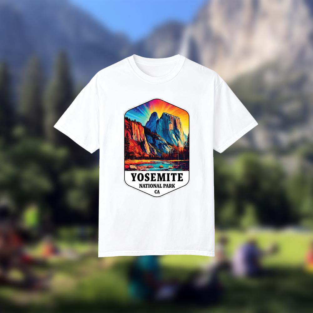 Camiseta con estampado Vintage - Outdoor Camping Yosemite reseña y precio