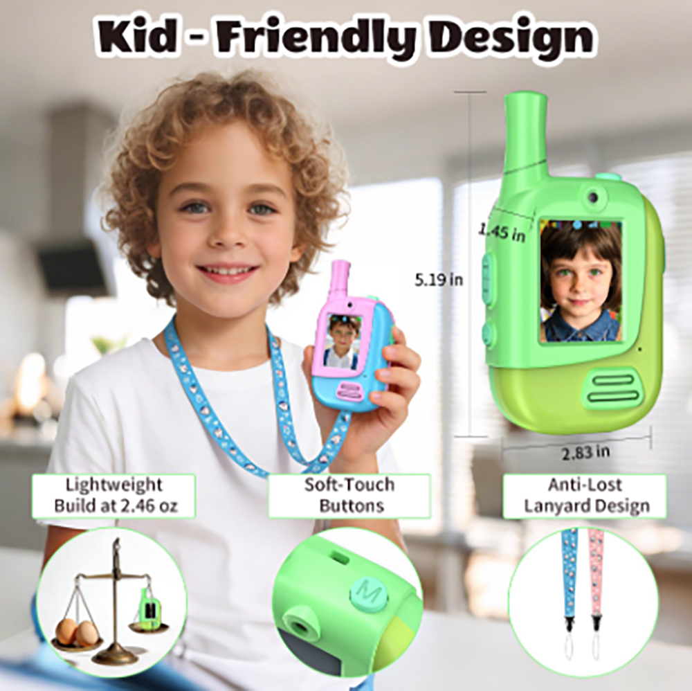 Paquete de 2 Walkie Talkies Re - Outdoor Camping Games For Kids reseña y precio
