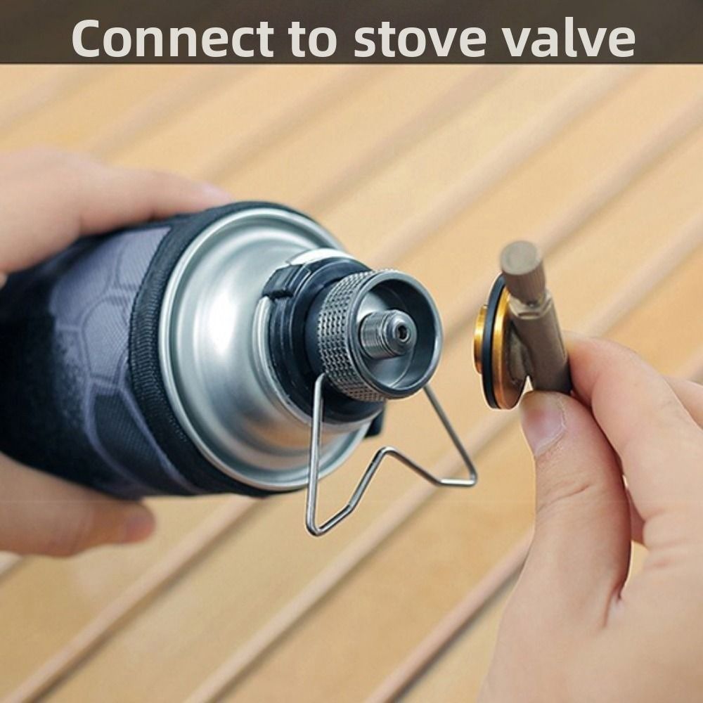 Adaptador de butano de aleació - Outdoor Camping On Youtube reseña y precio